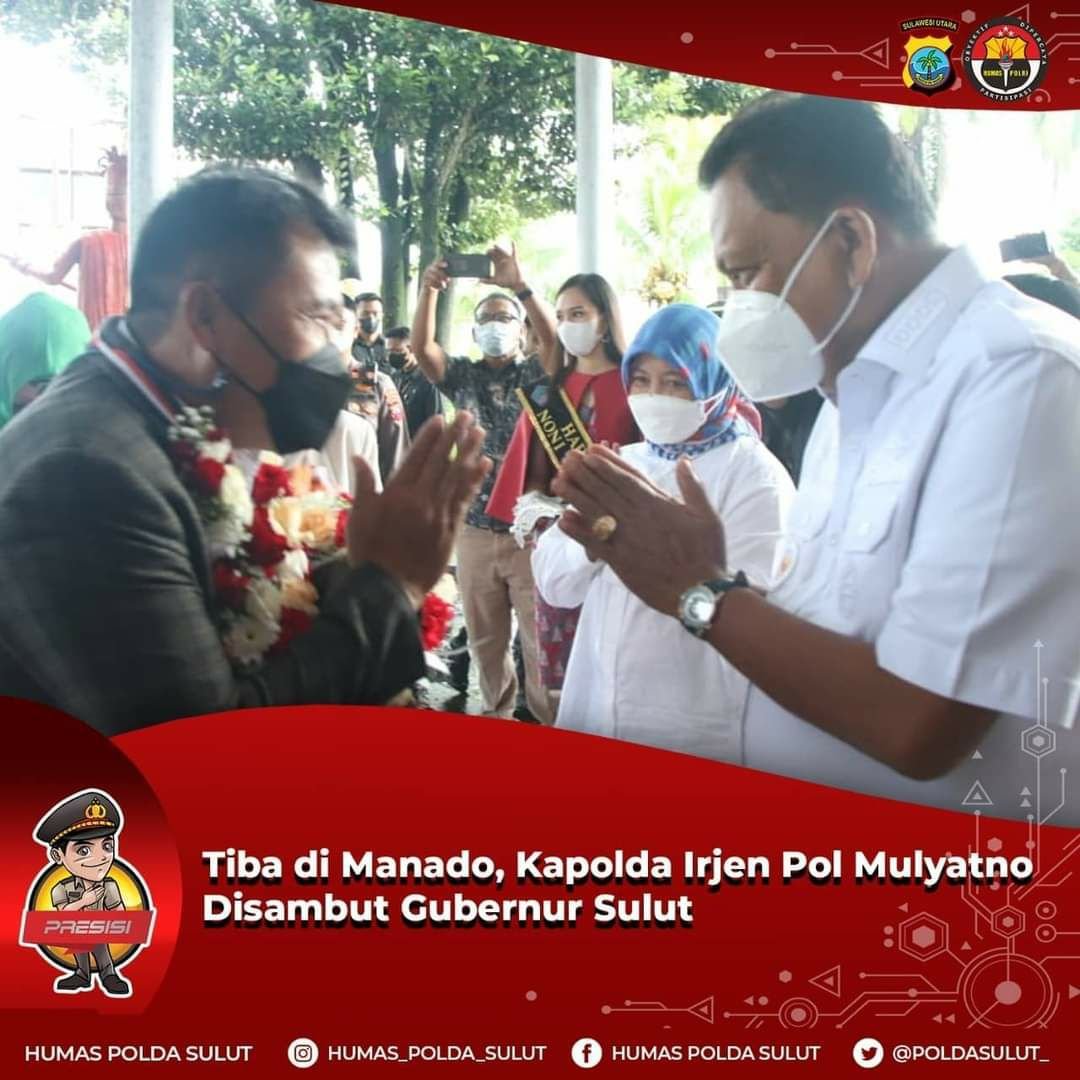 Gubernur Od Selamat Datang Kapolda Sulut Irjen Mulyatno