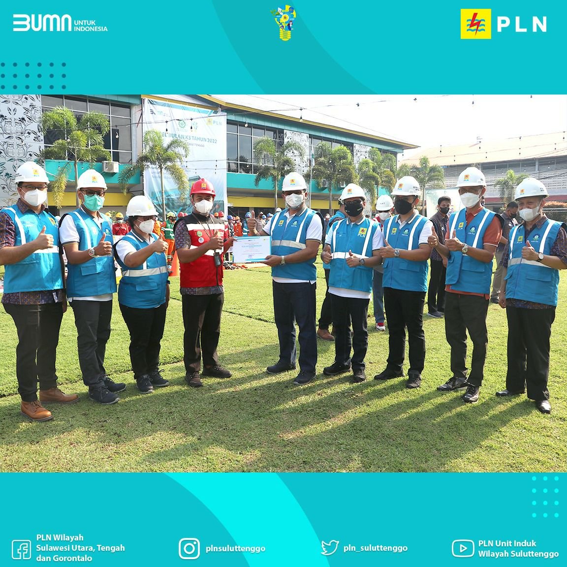 PLN Suluttenggo Apel Bersama Peringati Bulan K3 Nasional